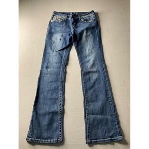 Grace in LA Easy Fit Jeans Size 30 Dark wash Non Distressed